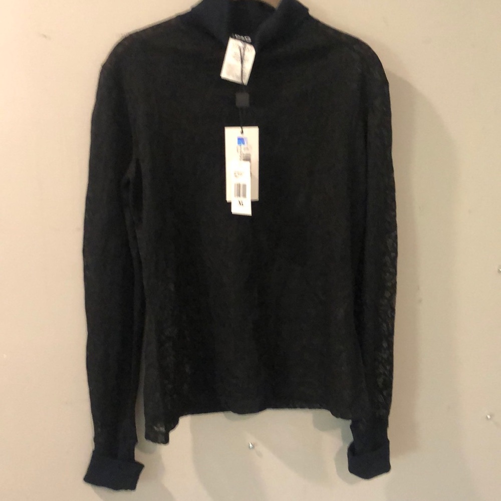 NWT D & G Lace Sweater Black